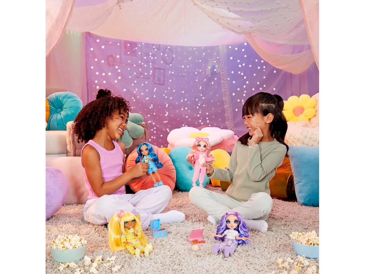 Rainbow junior high pj party fashion doll Sunny, bambola con accessori, 4+ anni Mga