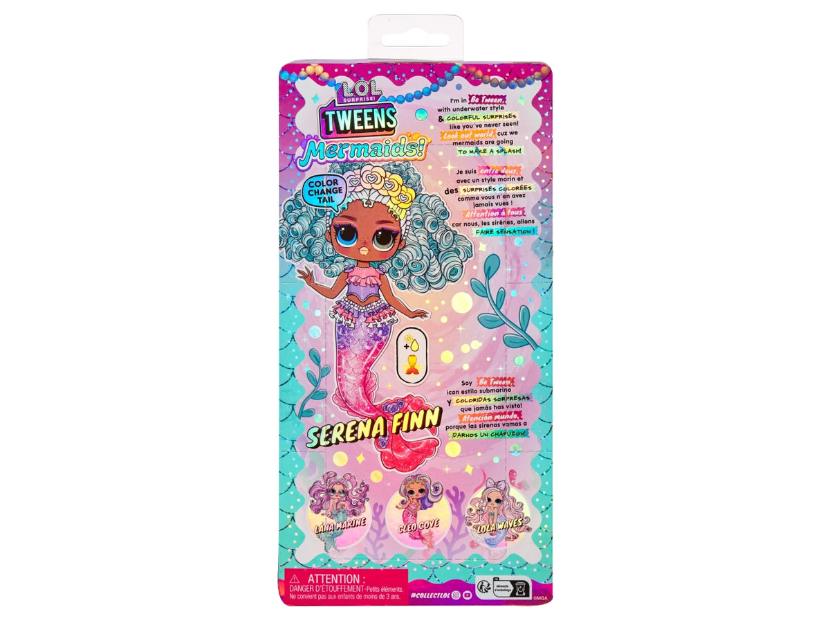 LOL Surprise Tweens Mermaid Doll Serena Finn: Bambola Fashion Multicolor con Accessori, Gioco Unisex per Bambini 4+ | MGA Entertainment $