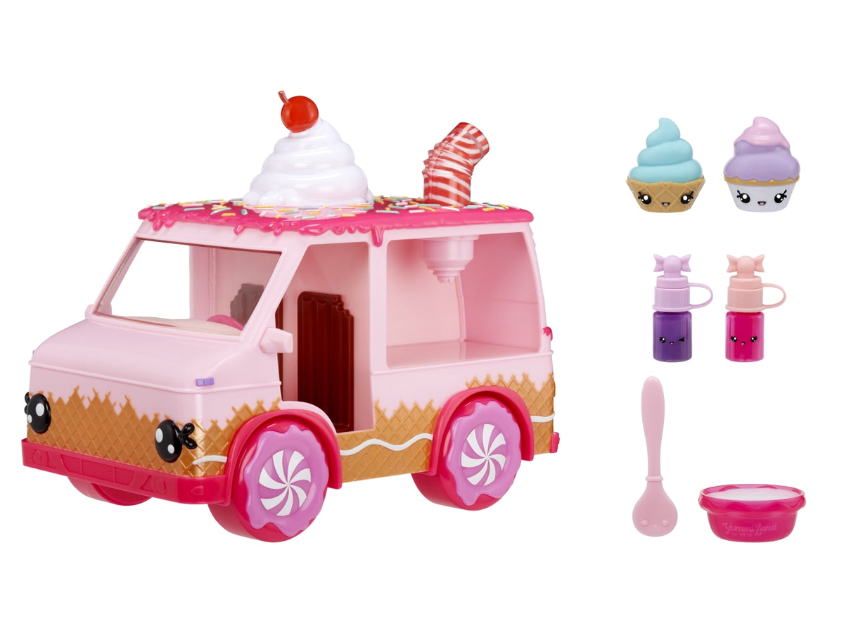 Yummiland Lipgloss Truck: Camion Multicolor per Creare Lucidalabbra Personalizzati con 2 Esclusivi Num Noms, Gioco Unisex per Bambini 4+ | MGA Entertainment $