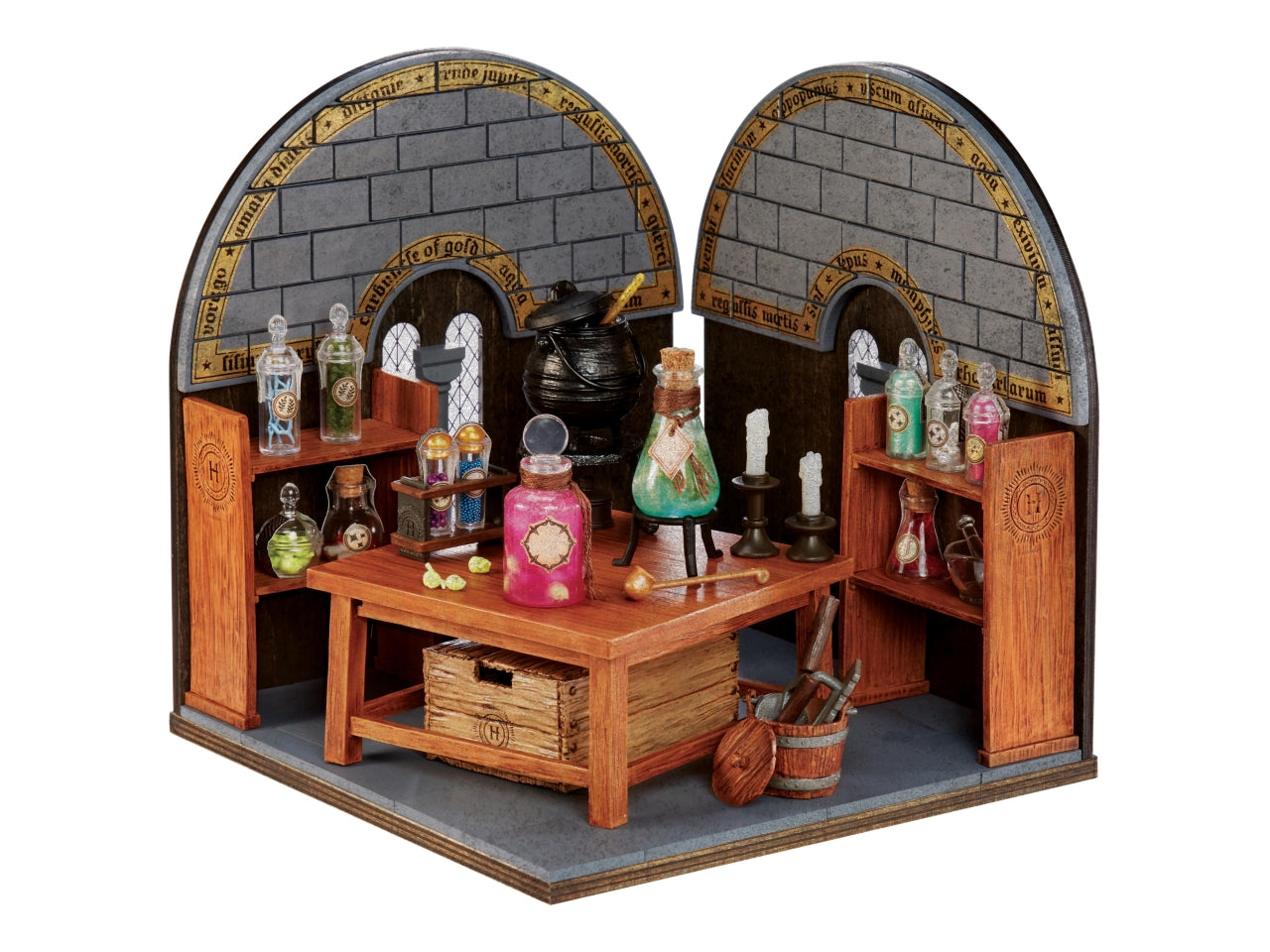 MGA's Miniverse - Make It Mini Harry Potter Build It Set: Set Multicolor con 100 Pezzi per Creare una Mini Replica della Classe di Pozioni, Gioco Unisex per Bambini 8+ | MGA Entertainment