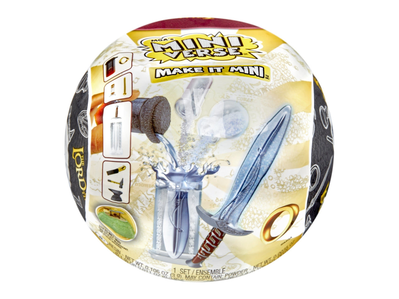 MGA's Miniverse - Make It Mini Lord of the Rings: Set Multicolor con Sfera e Accessori in Miniatura, Gioco Unisex per Bambini 8+ | MGA Entertainment