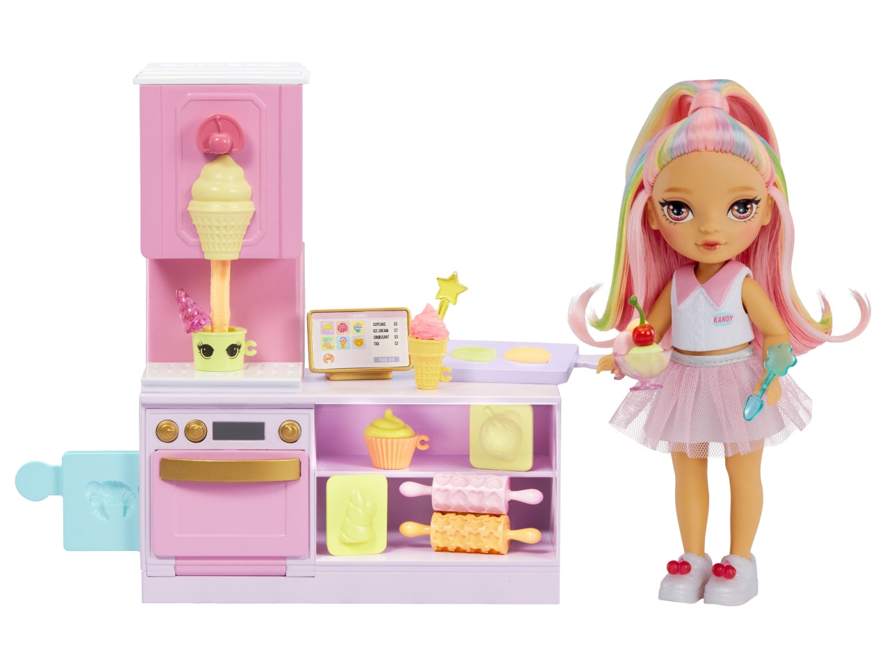 Rainbow High little dessert shop with kandy playset | Mga $