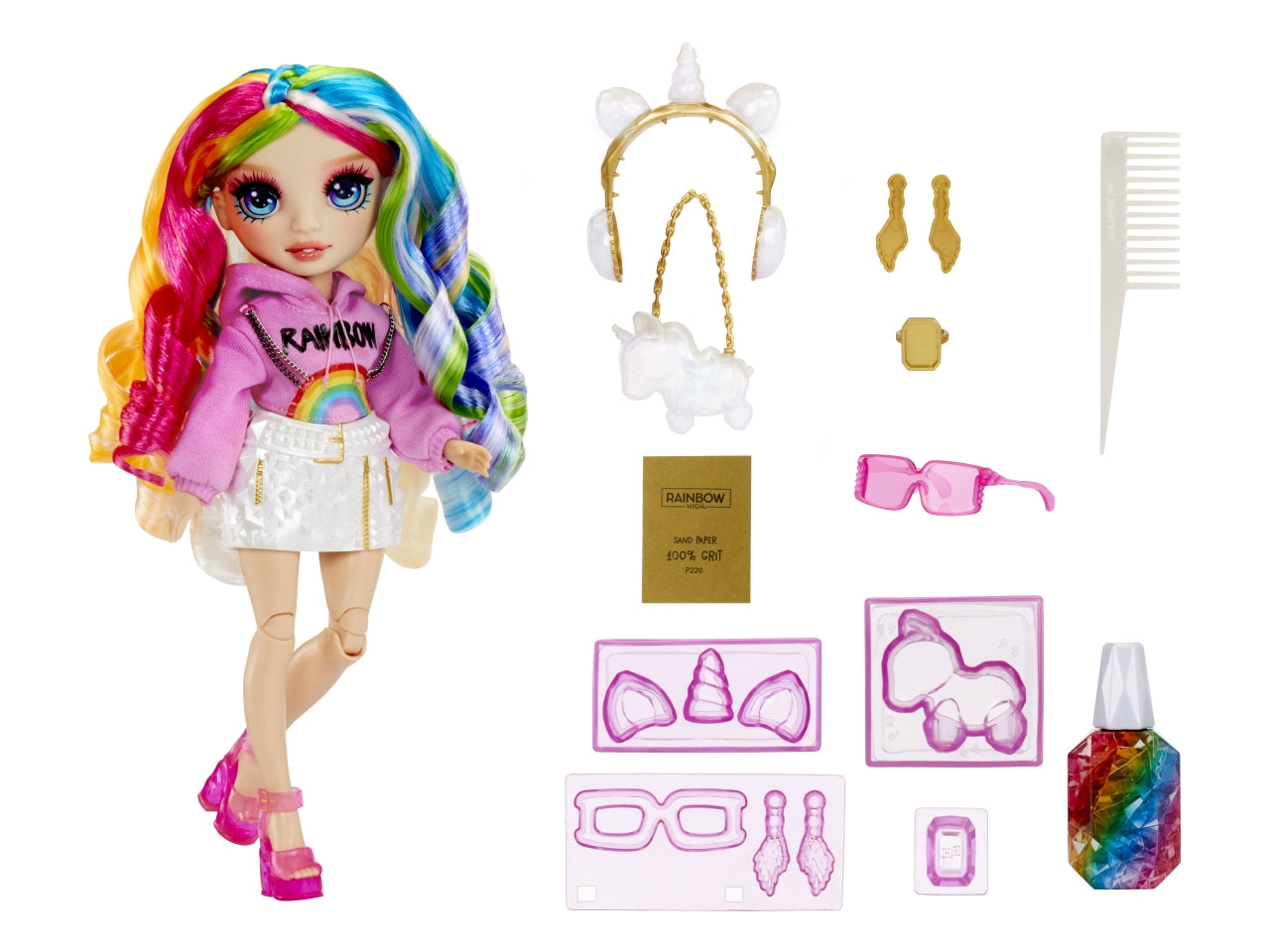 Rainbow High creative crystals fashion doll- amaya | Mga