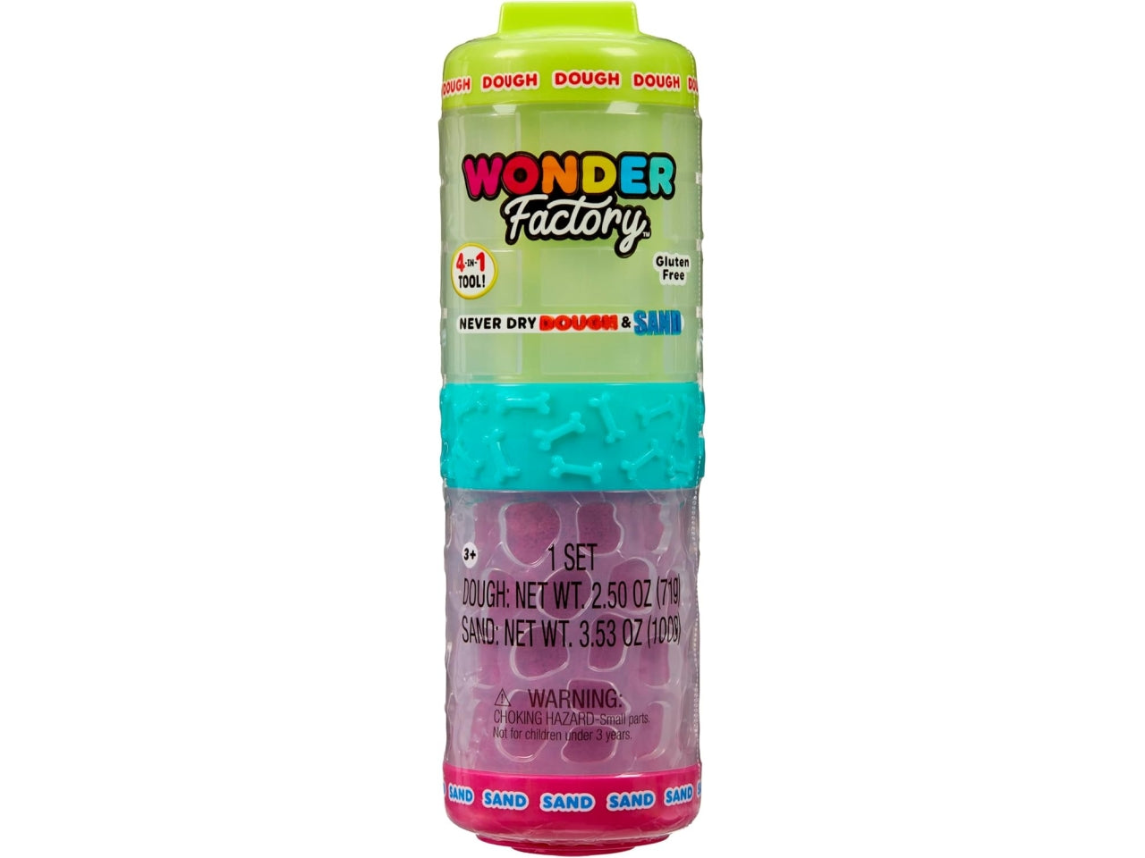 Wonder factory never dry dough & sand starter set | Mga