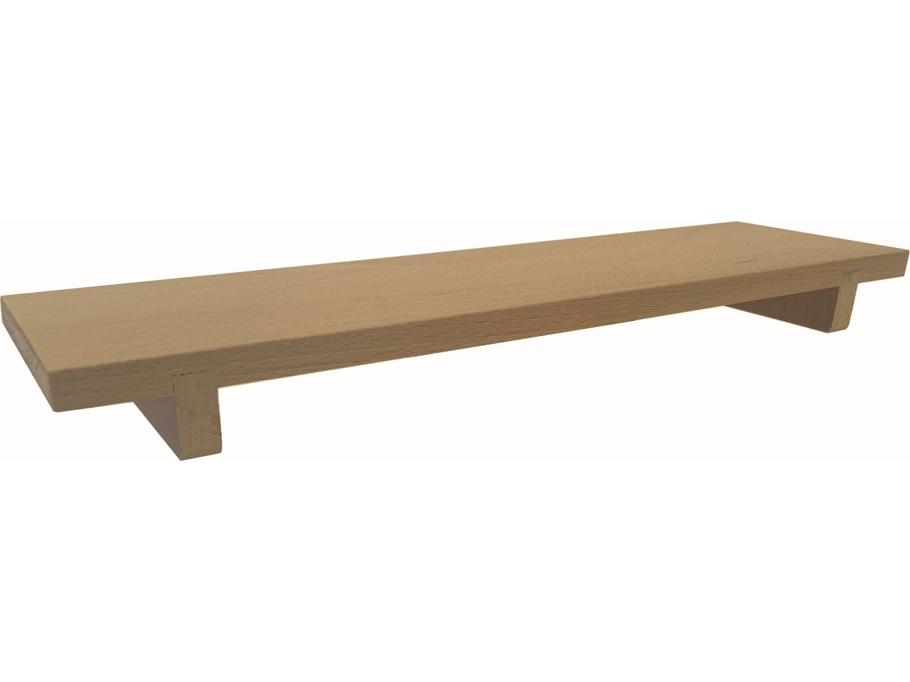 Tavoletta per sushi in massello faggio naturale 35x10x3 cm, made in Italy - Meeting