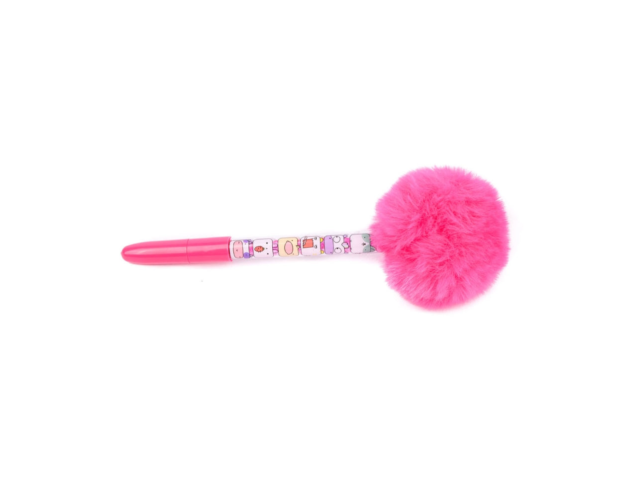 Cubie squad penna cristal pompom disponibile in 4 colori