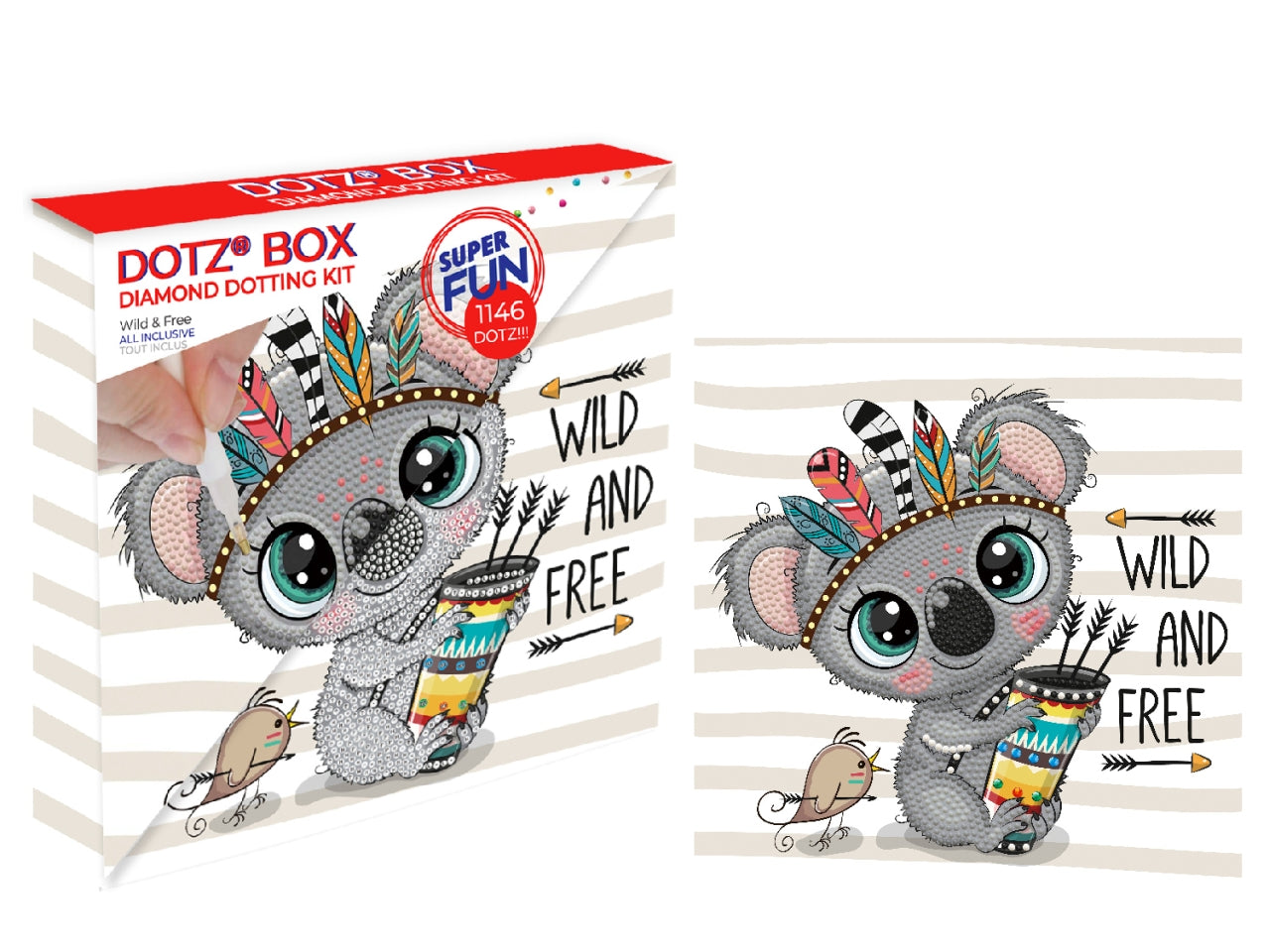 Diamond dotz box koala wild & free