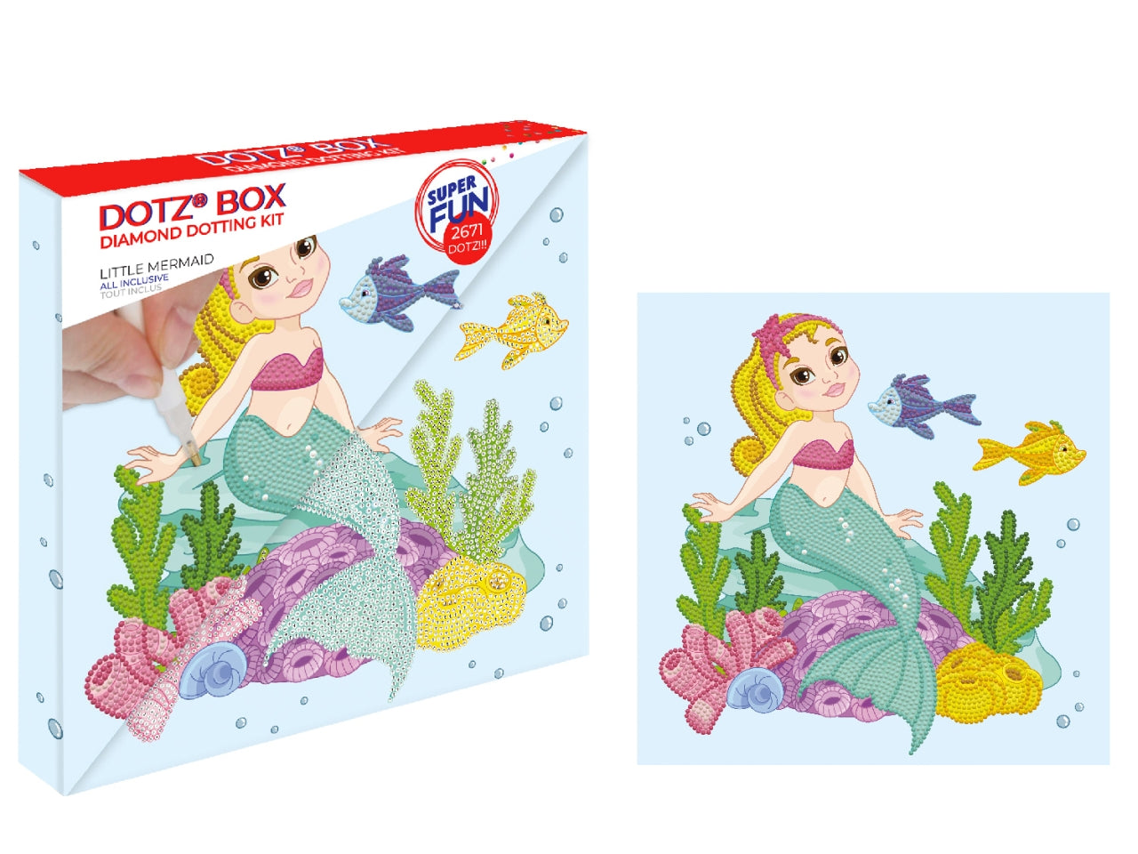 Diamond dotz box piccola sirenetta
