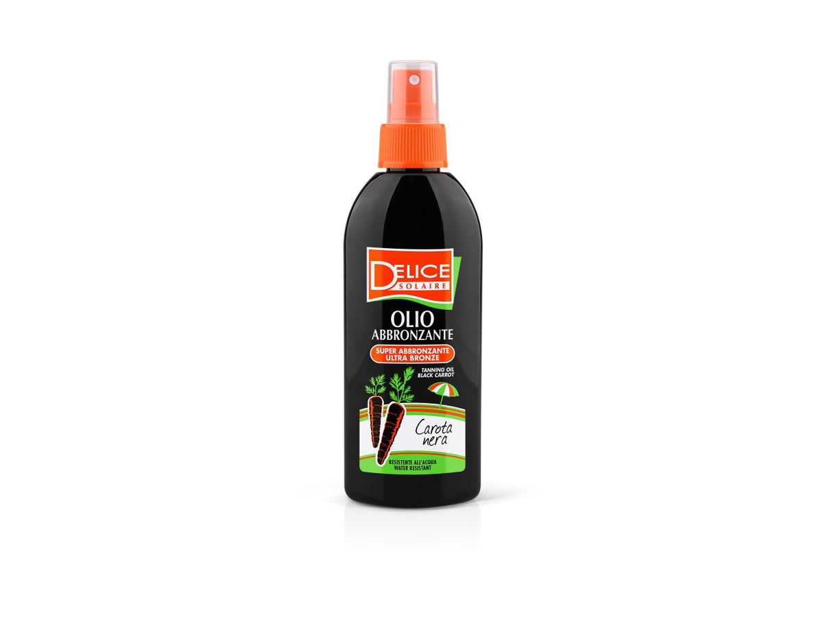 Delice olio solare abbronzante carota nera 150ml