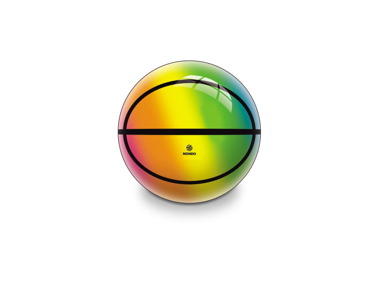 Pallone 14Cm Arcobaleno Fluo