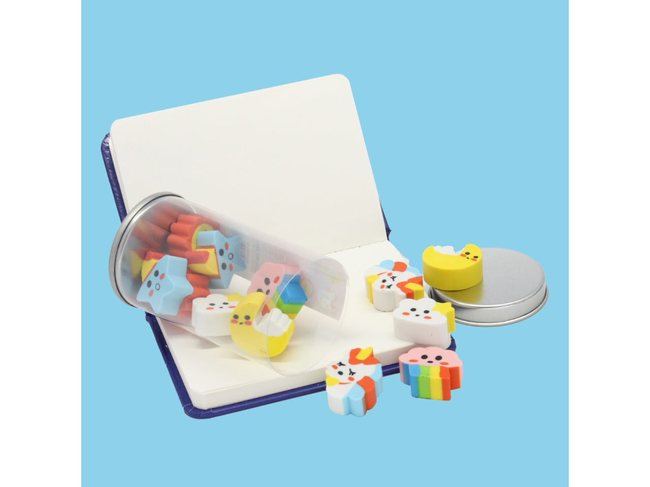 Gommine mini unicorno il set contiene 12 gommine