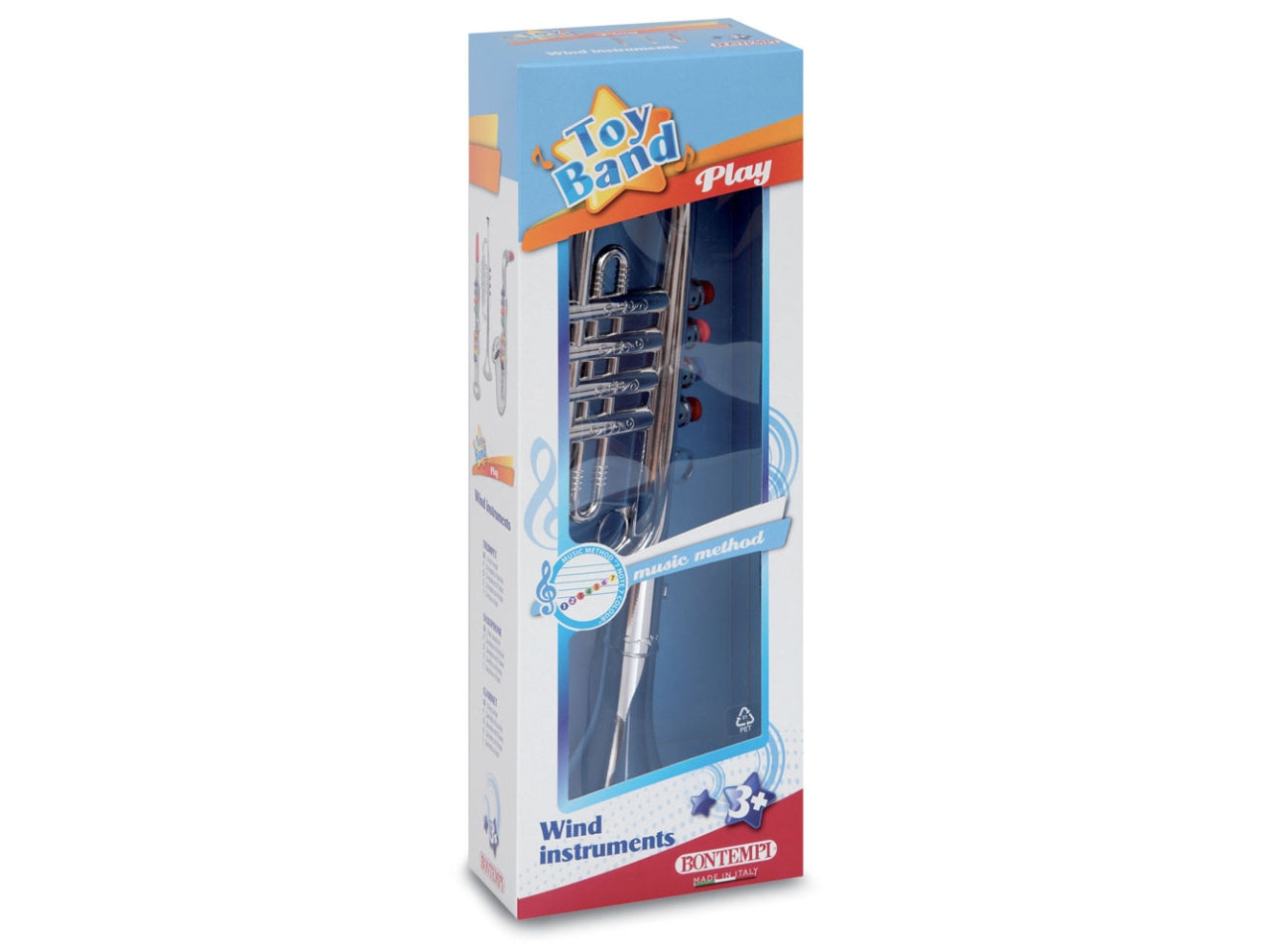Tromba cromata grande a 4 note