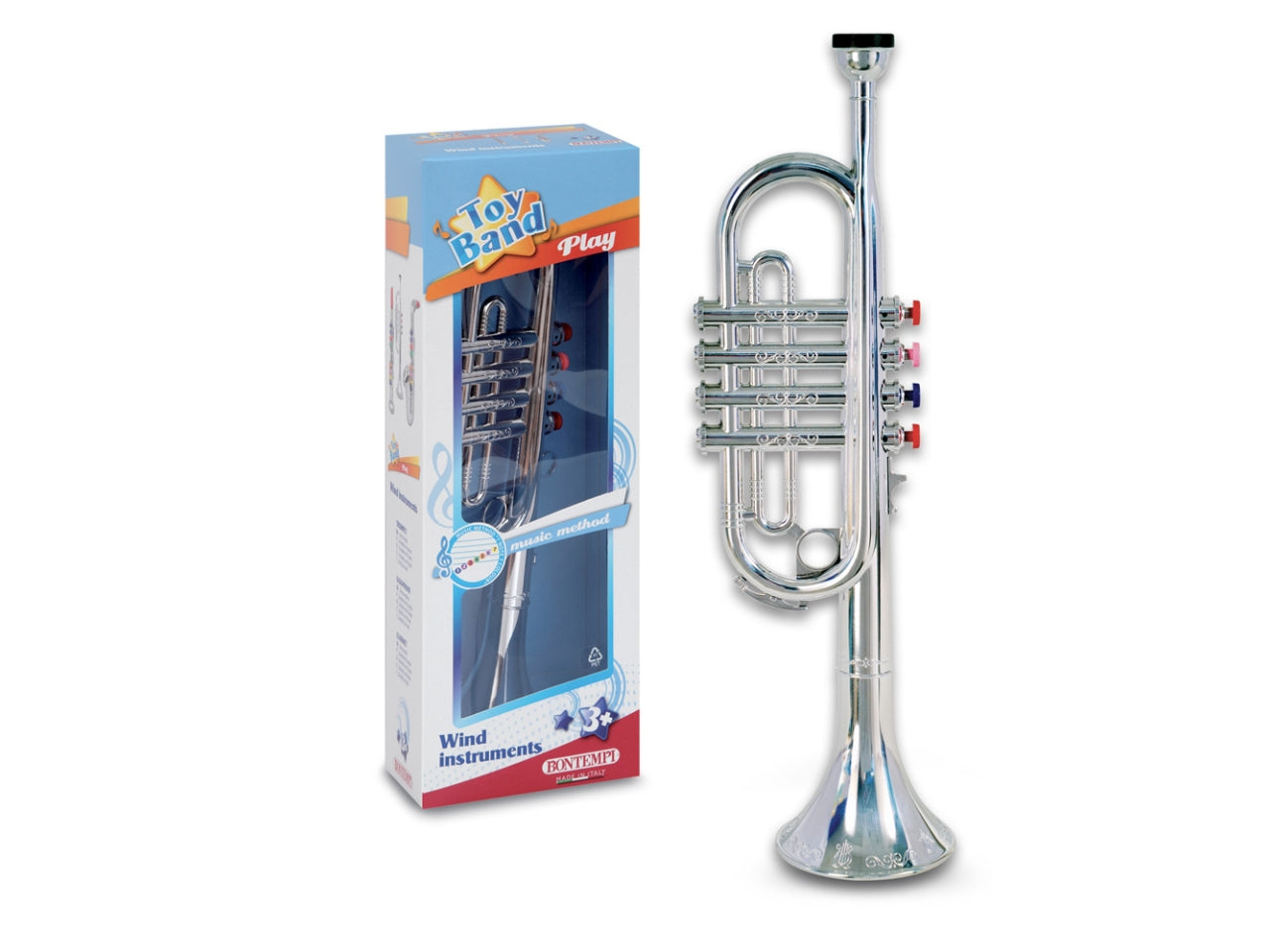 Tromba cromata grande a 4 note