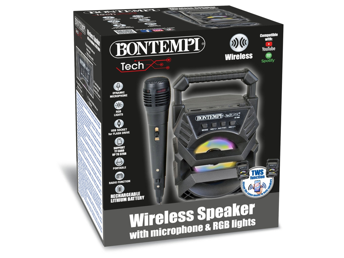 Mini Speaker wireless con microfono