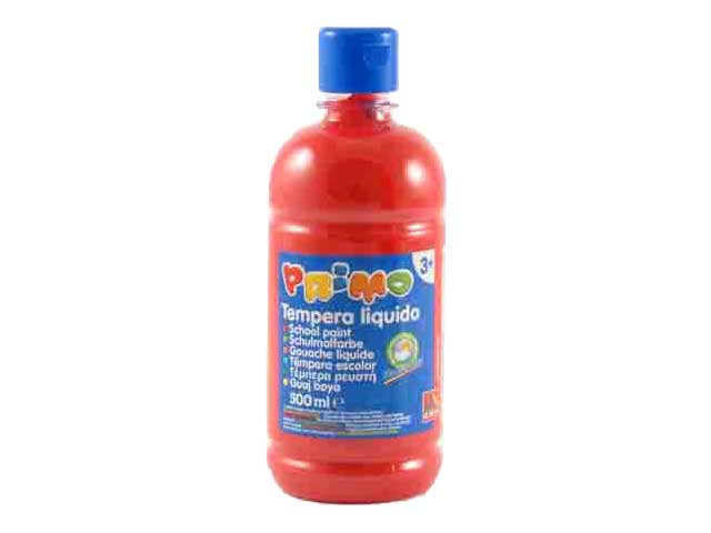 Tempera Primo in rosso vermiglione 500 ml