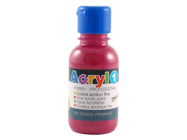 Morocolor ad acqua rosso primario