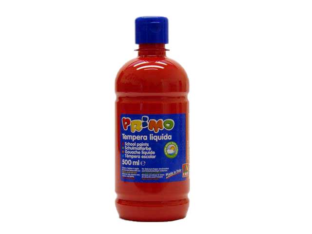 Tempera Primo in rosso scarlatto 500 ml