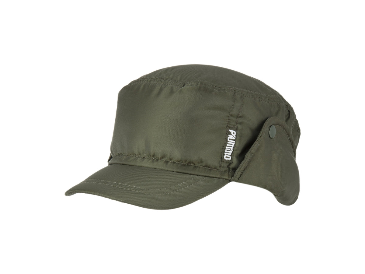 Cappello army nylon piumino verde oliva