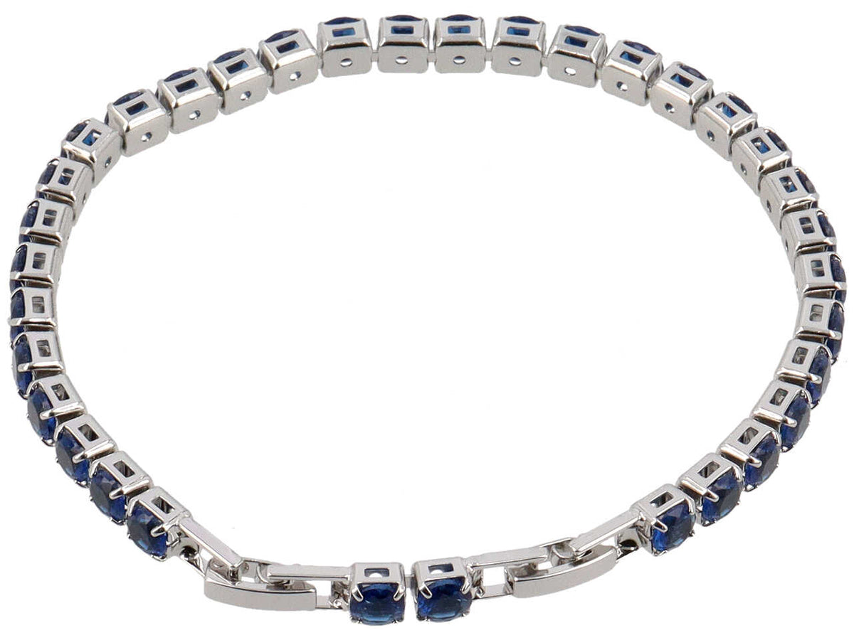 Bracciale tennis blu 5mm