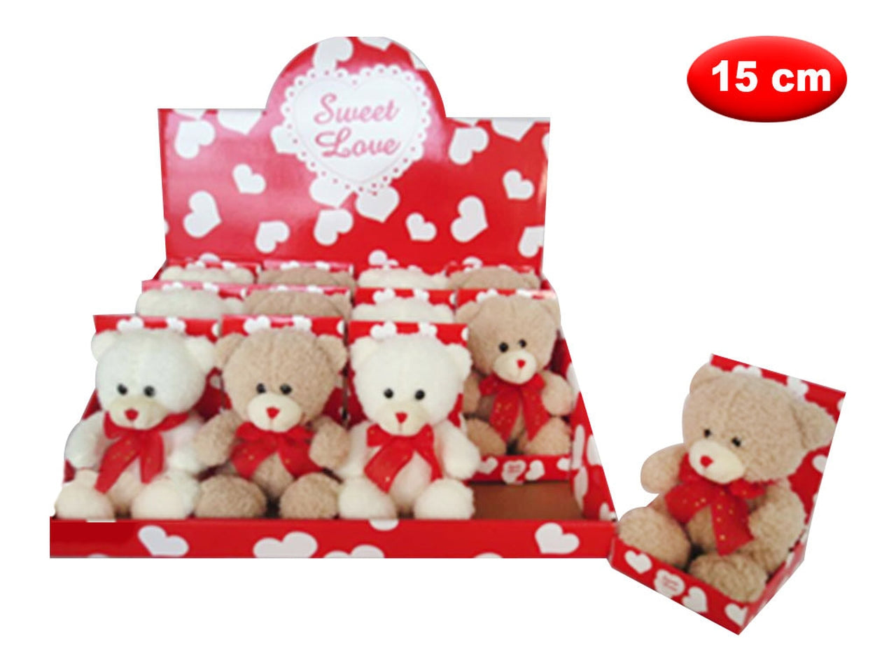 Peluche orsetto 15cm