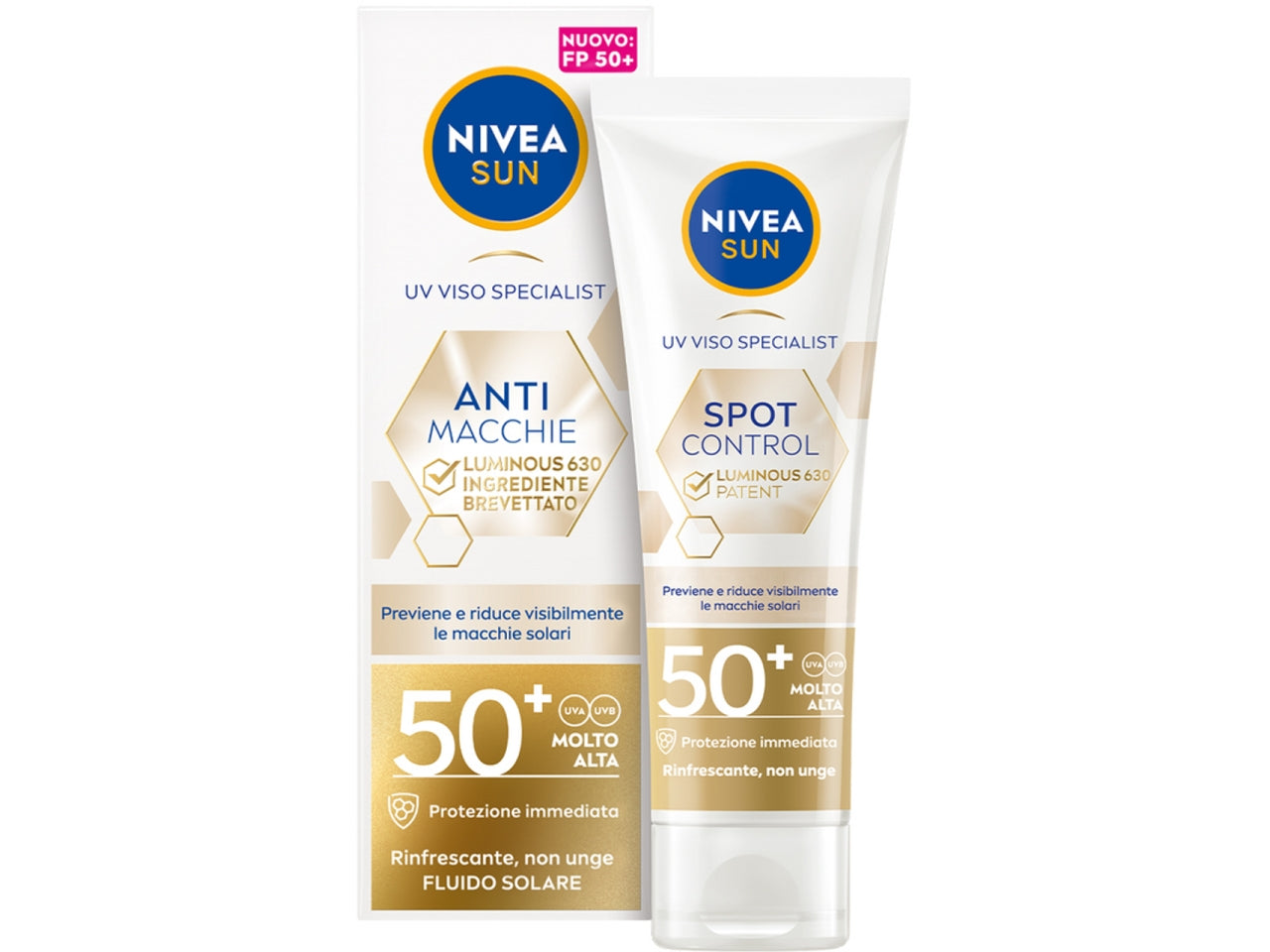 Nivea crema viso solare lumionous fp50+ 40ml