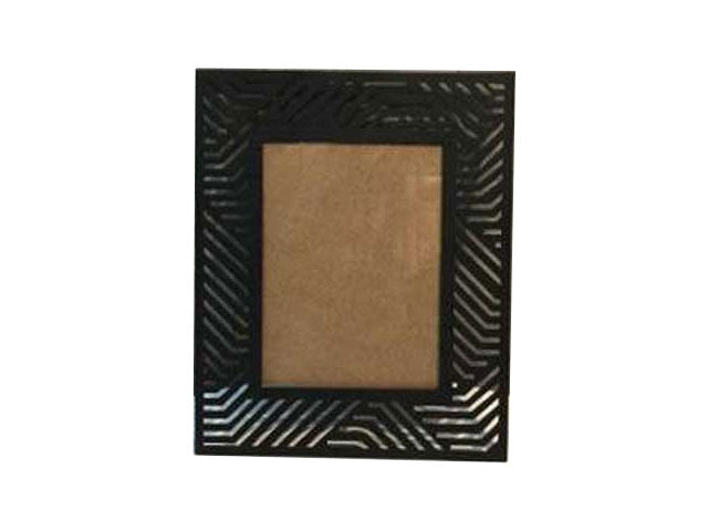 Porta foto metallo nero 22,5x27,5cm 44297