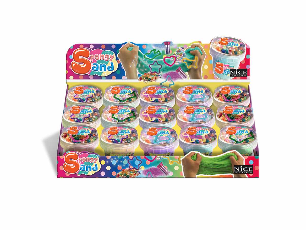Spongy sand mix barattolo $