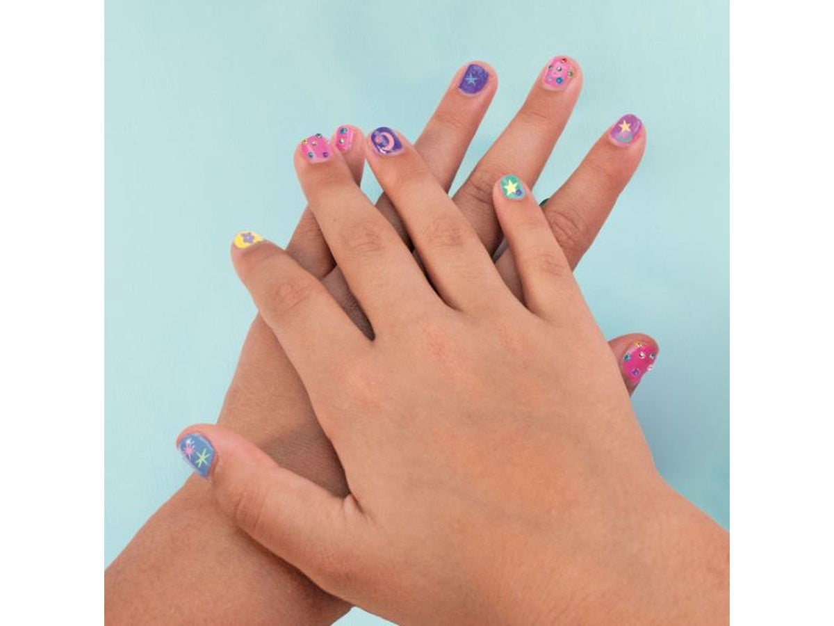 Pink It Rainbow Nails