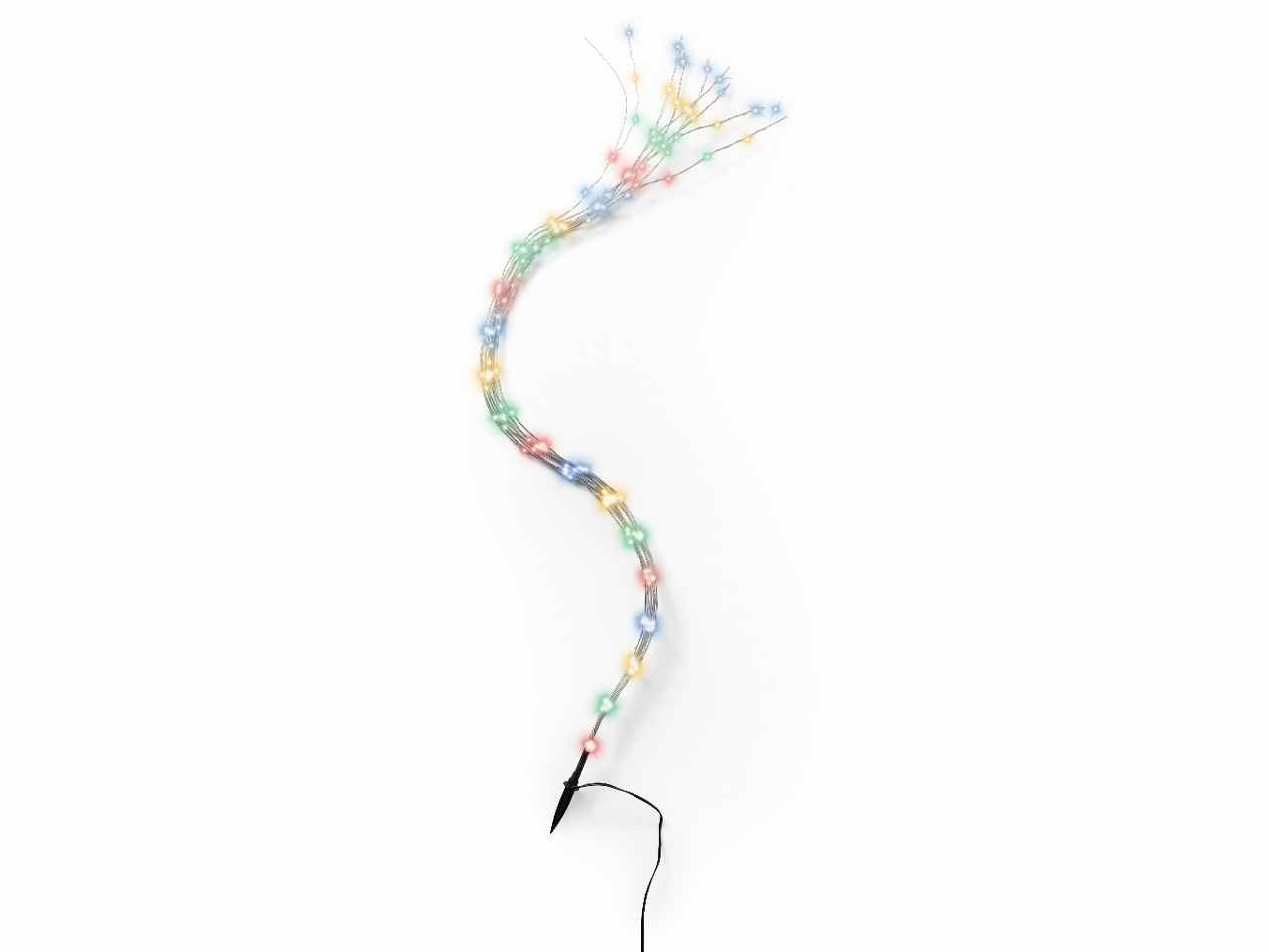 Catena luci 160 micro led multicolor 1metro uso esterno $