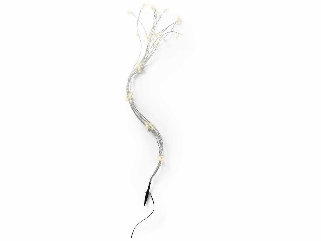 Catena luci 40 micro led 40cm bianco caldo con funzionamento a batteria uso esterno $