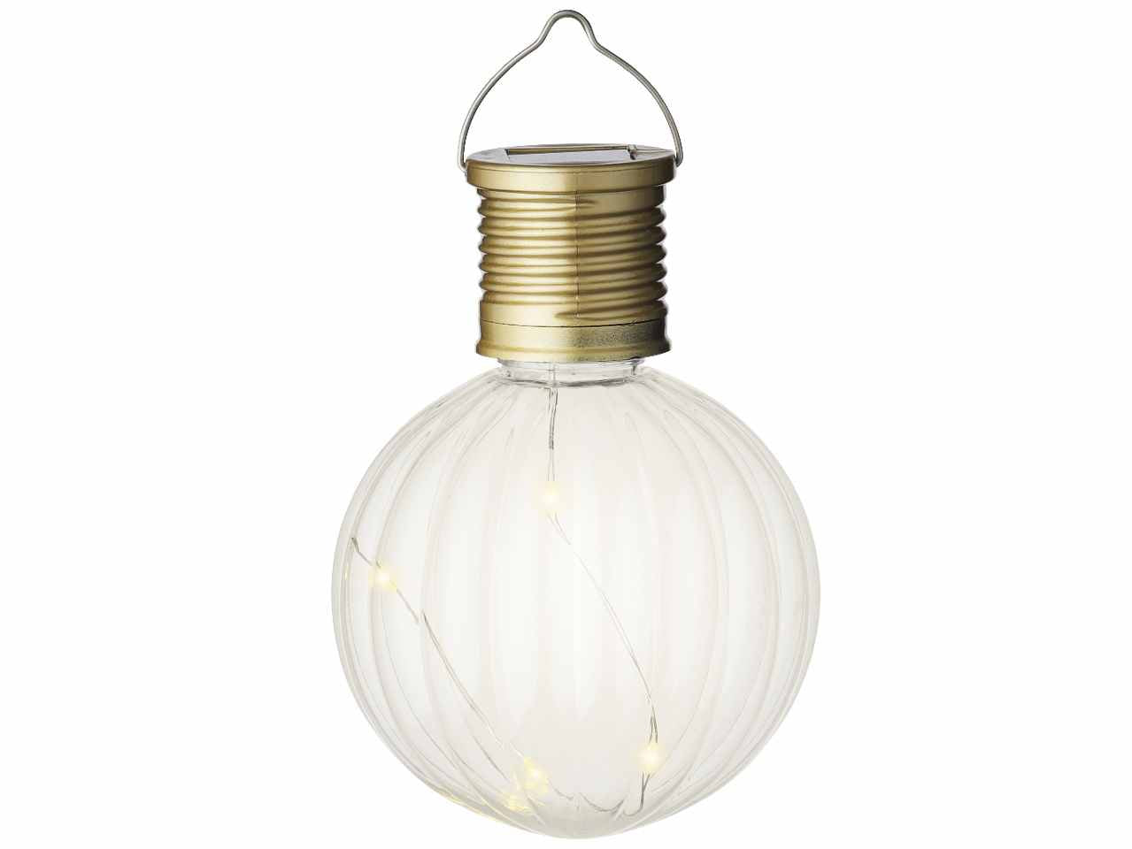 Luce solare rotonda da giardino in plastica capacità della batteria 40mah tensione 1,2v colore del led bianco caldo emissione luminosa 1lm 4 led pannello solare 2 v tipo di led microled autonomia 6 ore con inerruttore d.8xh.11cm