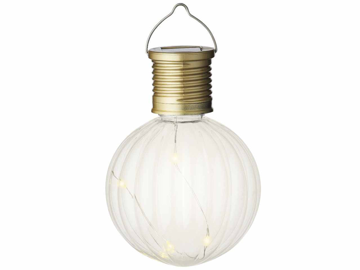 Luce solare rotonda da giardino in plastica capacità della batteria 40mah tensione 1,2v colore del led bianco caldo emissione luminosa 1lm 4 led pannello solare 2 v tipo di led microled autonomia 6 ore con inerruttore d.8xh.11cm
