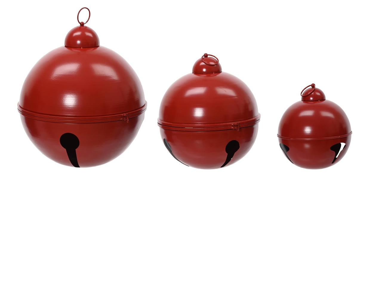 Pendente capanella d.52x57,5cm verniciatura a polvere di ferro rossa