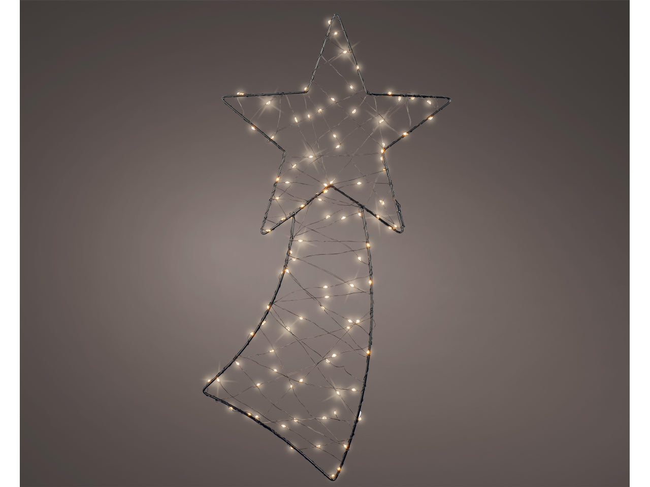 Stella cadente con microled 28x48cm per uso esterno
