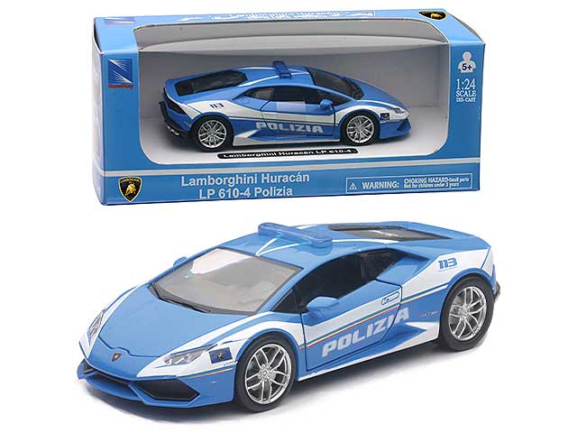 Auto 1:24 lamborghini huracan polizia 71323