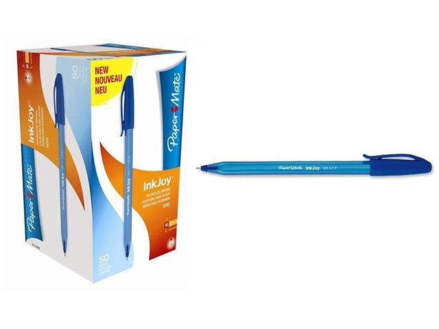 Penna inkjoy 100 m.blu 50 pezzi