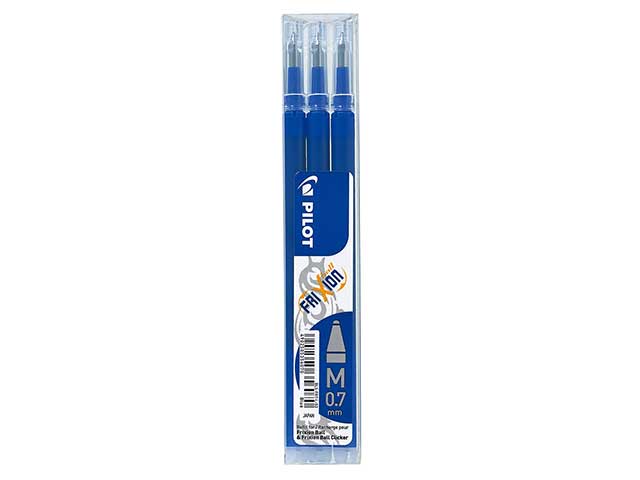 Refill frixion 07 blu set da 3 refill bls-fr7-l-s3
