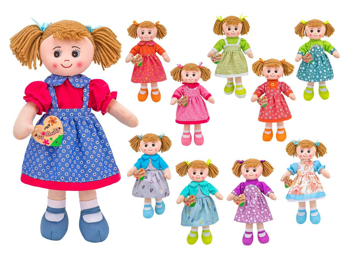 W toy bambola di stoffa 50cm assortiti