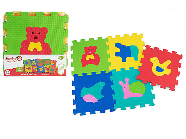 Vitamina G mattonelle puzzle ani 5pezzi 10mm 32x32cm assortiti