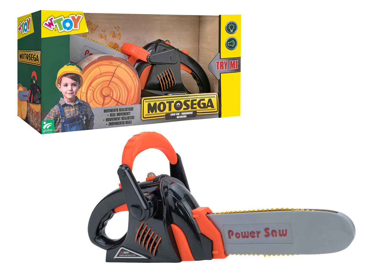 W toy motosega batteria 34cm