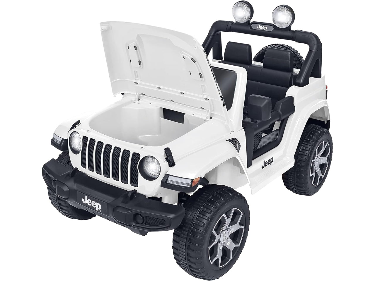 Auto radiocomandata Jeep Wrangler bianca 12V $