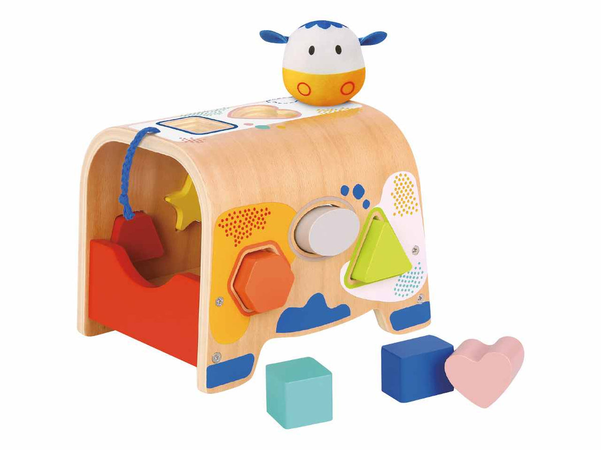 Sirwood gioco mucca ad incastri in legno
