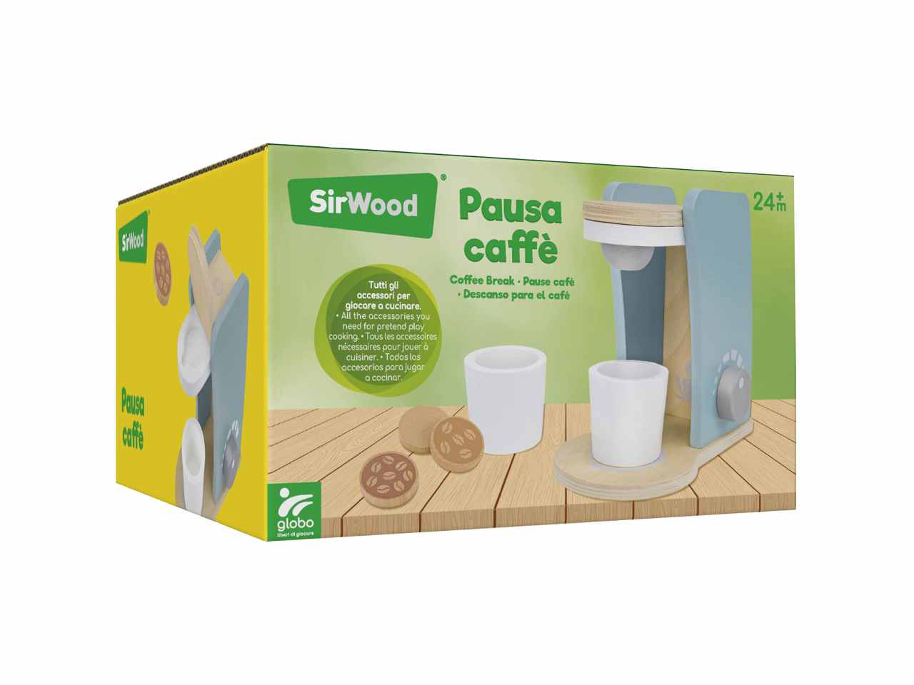 Macchina del caffe' in legno 41612