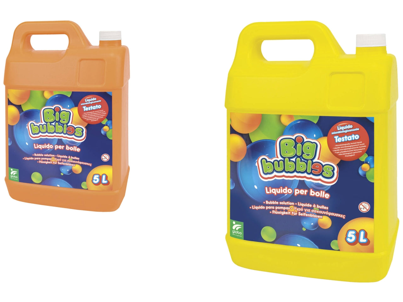Big bubbles bolle di sapone 5lt ricarica assortiti