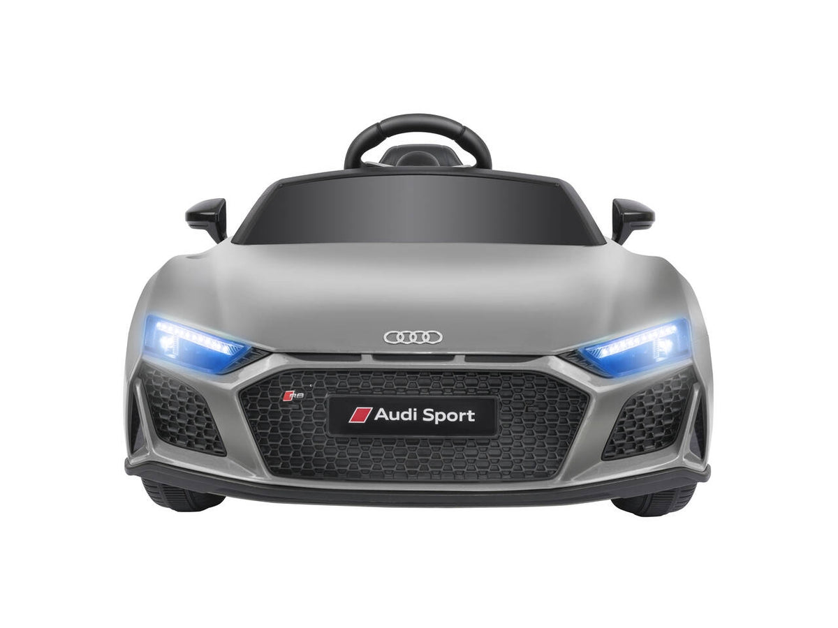 Auto elettrica audi r8 spider grigio 12v 4,5ah $