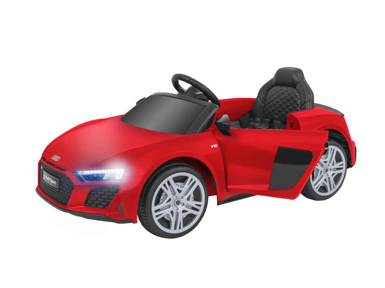 Auto elettrica audi r8 spider rossa 12v 4,5ah $