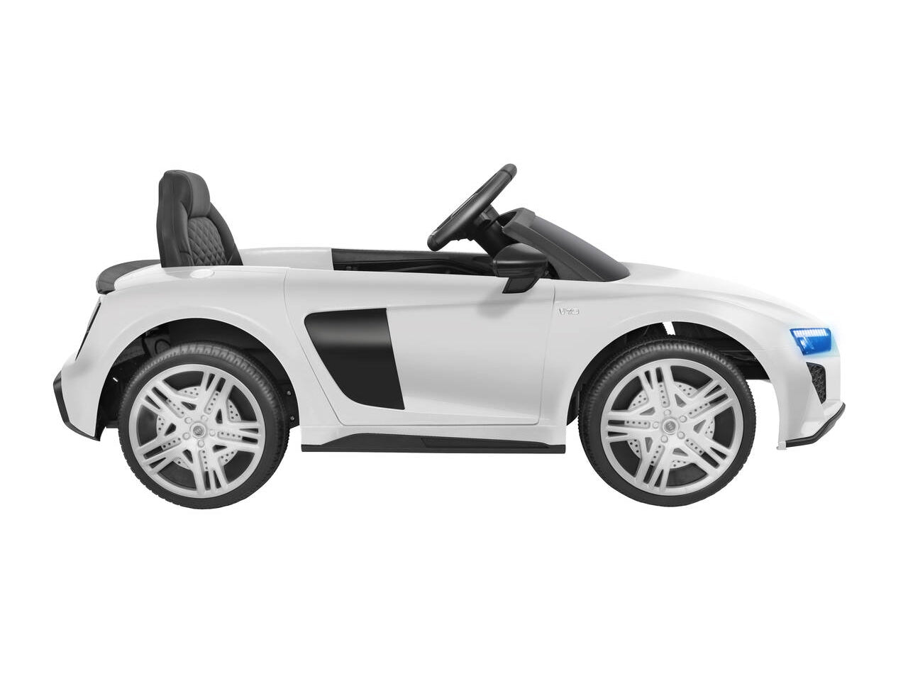 Auto elettrica audi r8 spider bianca 12v 4,5ah $