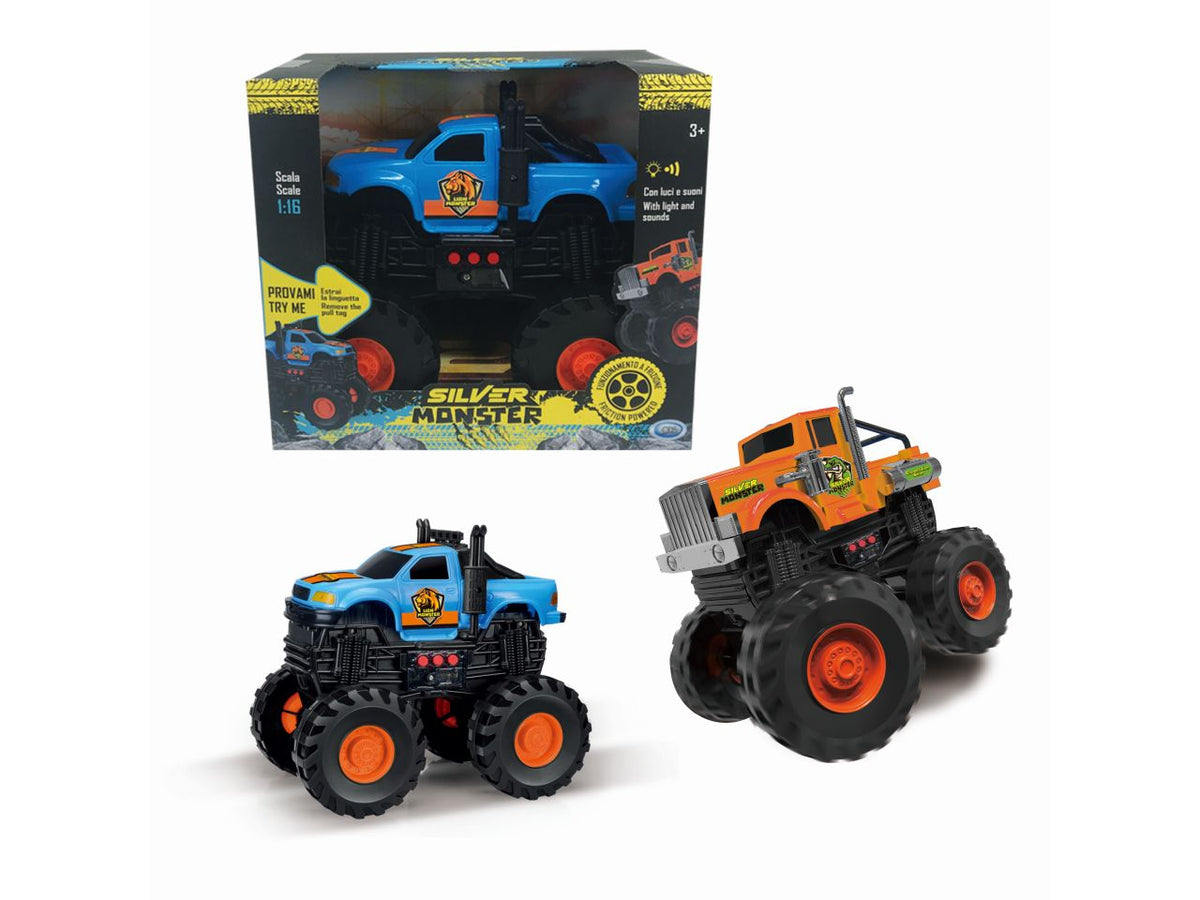 Silver monster - monster cm 24 con luci e suoni