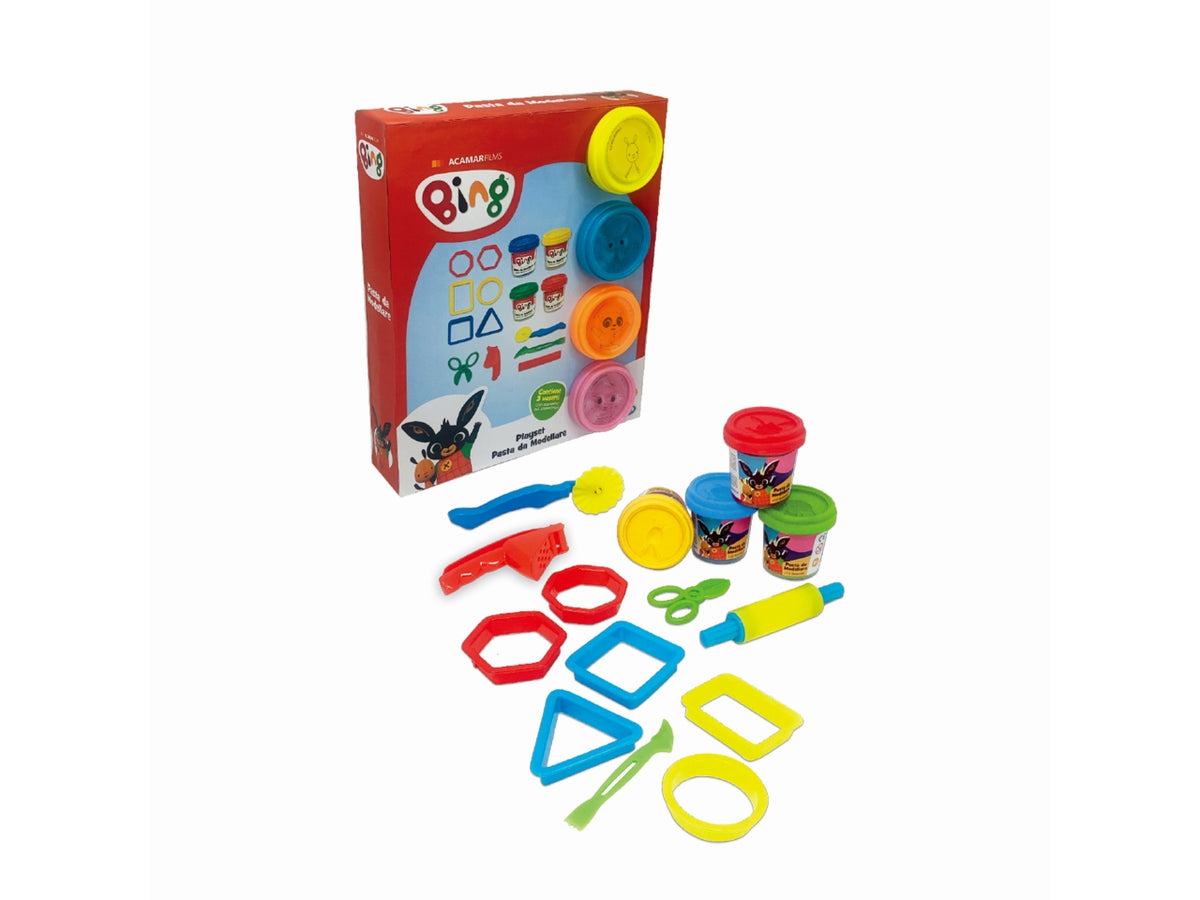 Bing - playset paste da modellare 4 vasetti 112 gr.