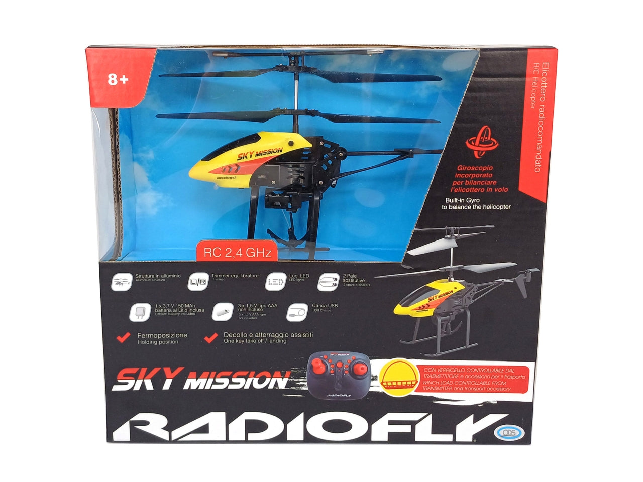 Radiofly sky mission elicottero radiocomandato